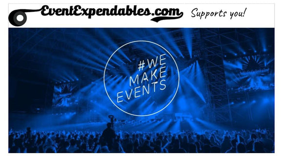 Eventexpendables.com supports #wemakeevents