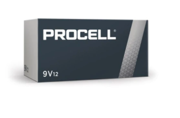 Procell 9v Batteries 12 Pack
