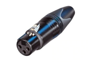 Neutrik NC3FXX-B XLR Female Black