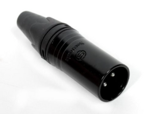 Seetronic SC3MXX-B XLR Male Connector, Black