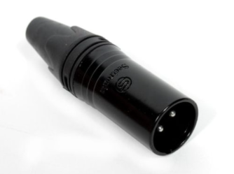 Seetronic SC3MXX-B XLR Male Connector, Black