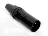 Seetronic SC3MXX-B XLR Male Connector, Black