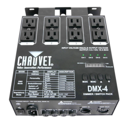Chauvet DMX-4 Dimmer